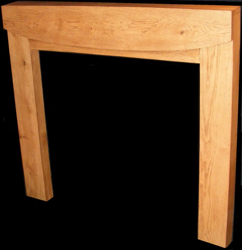 Handmade Solid Oak Fire Surround Arts Crafts